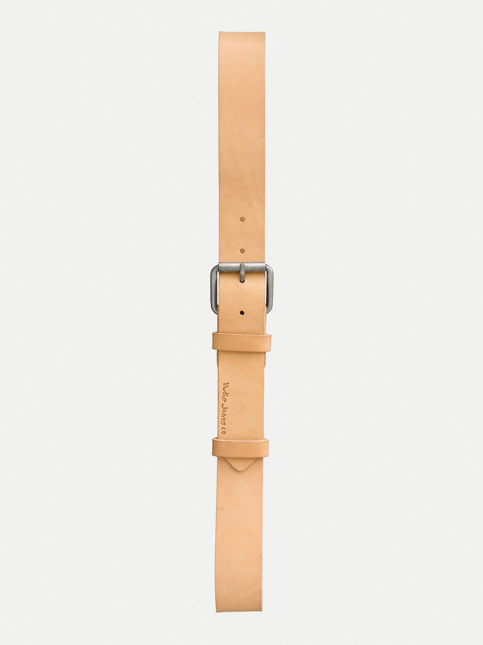 Silver and Black Leather Belt main image 1