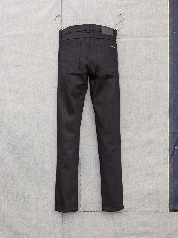 パンツ nudie jeans SLIM JIM DRY BLACK COATED 30 Slim Jim Dry Black Tar slim fit jeans | Nudie Jeans