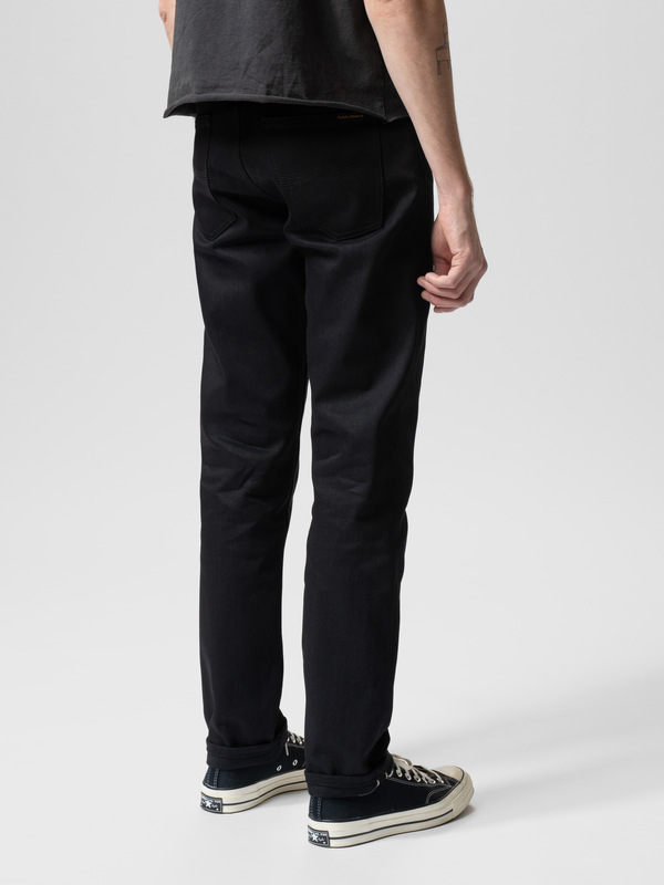 Steady Eddie II Dry Black Selvage regular jeans | Nudie Jeans