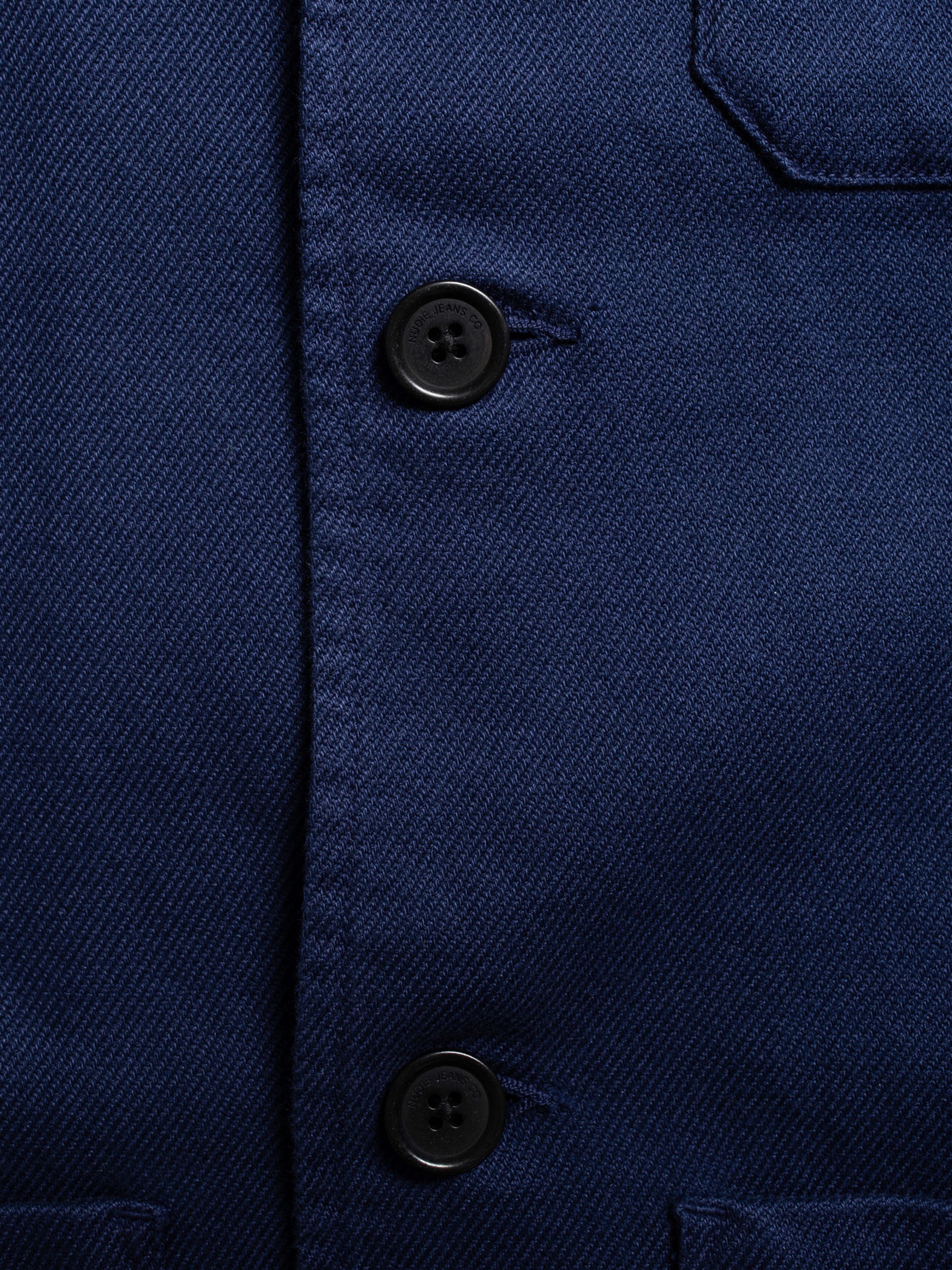 Barney Worker Jacket Mid Blue