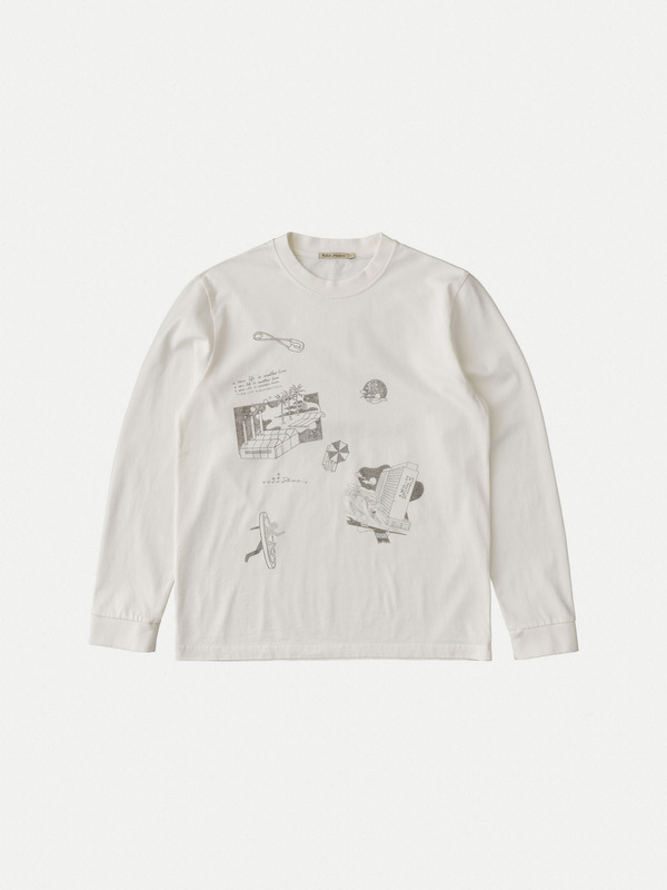 Primary image for Long Sleeve Printed Rebirth Chalk White