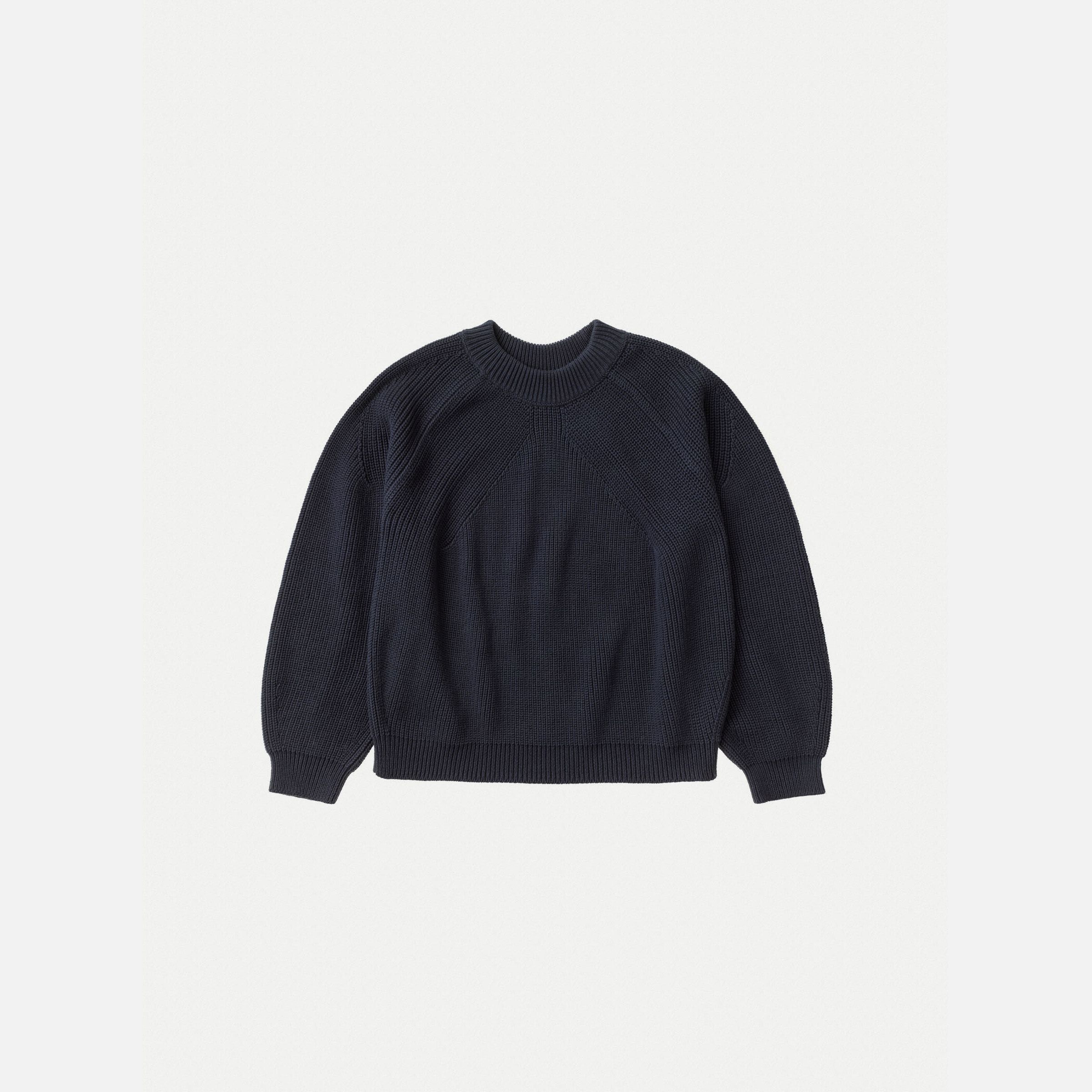 Fia Ribbed Sweater Navy