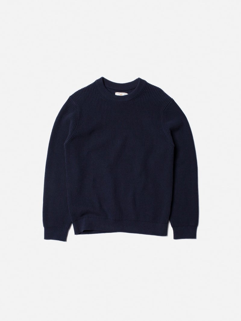 NUDIE | August Rib Cotton Sweater