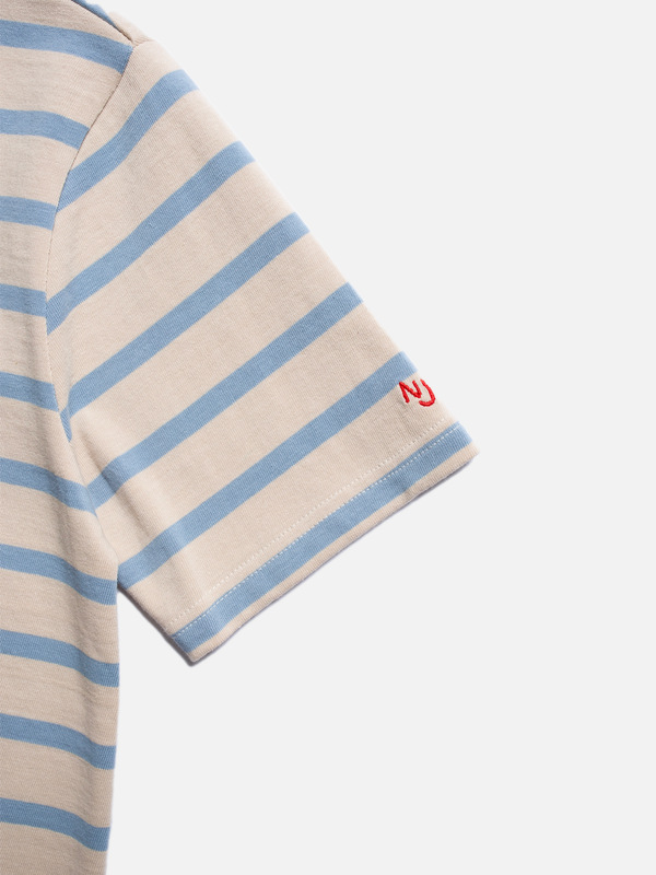 tシャツ Joni Breton Tシャツ レディース Joni Breton Stripe T-Shirt Blue/Beige