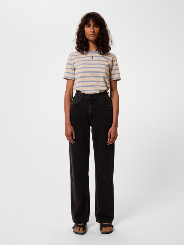 tシャツ Joni Breton Tシャツ レディース Joni Breton Stripe T-Shirt Blue/Beige