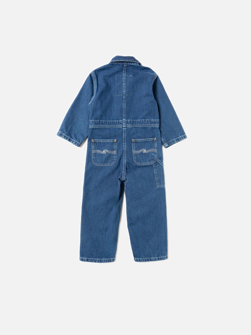 Utility Pocket Denim Boilersuit main image 0