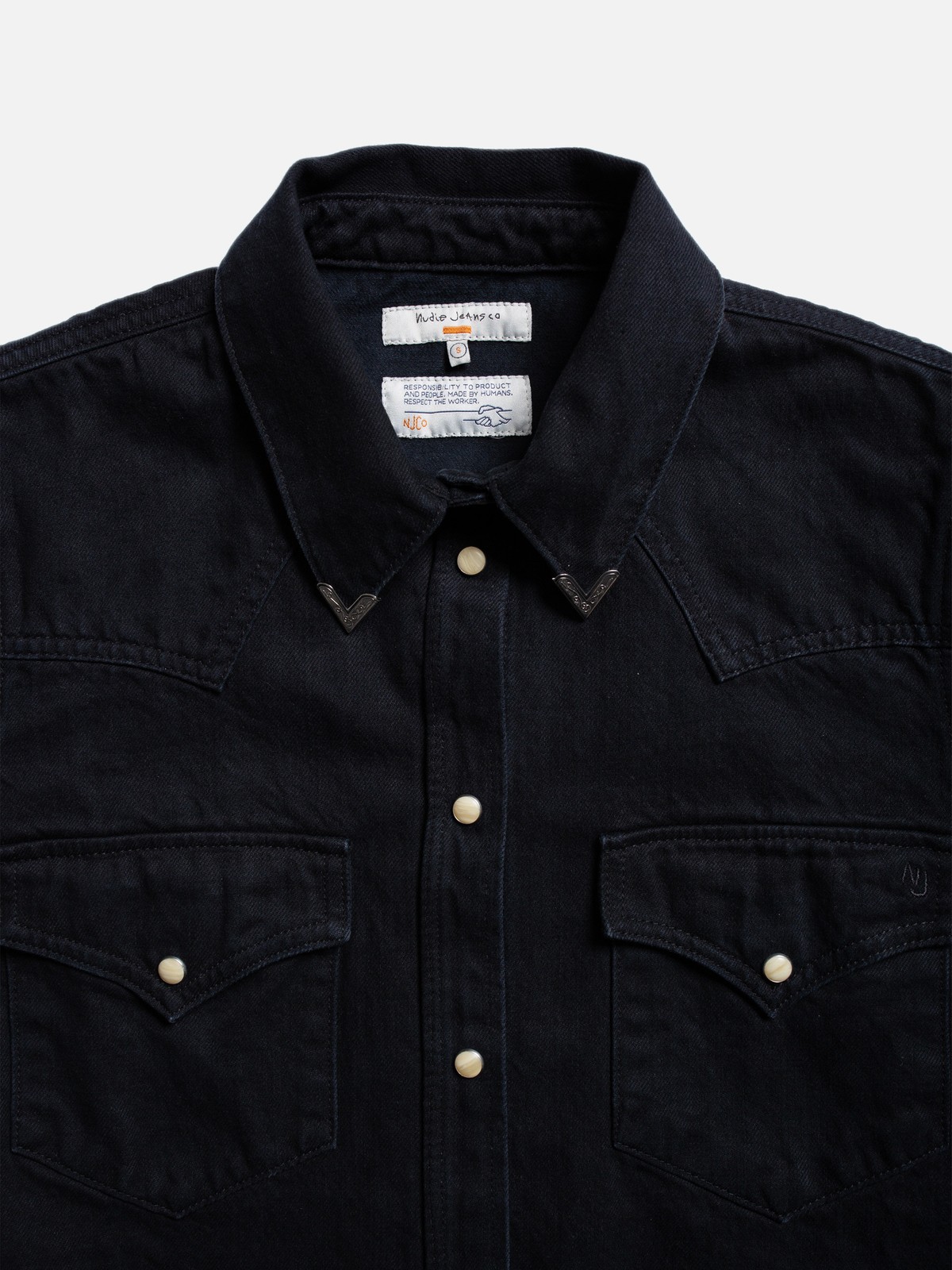 Lotta Western Denim Shirt Black