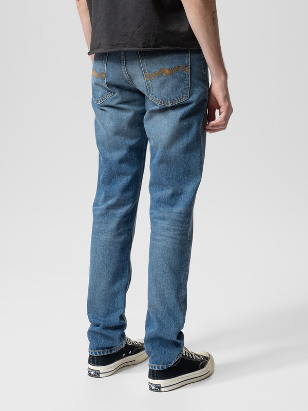 Steady Eddie II Blue Haze regular tapered jeans | Nudie Jeans