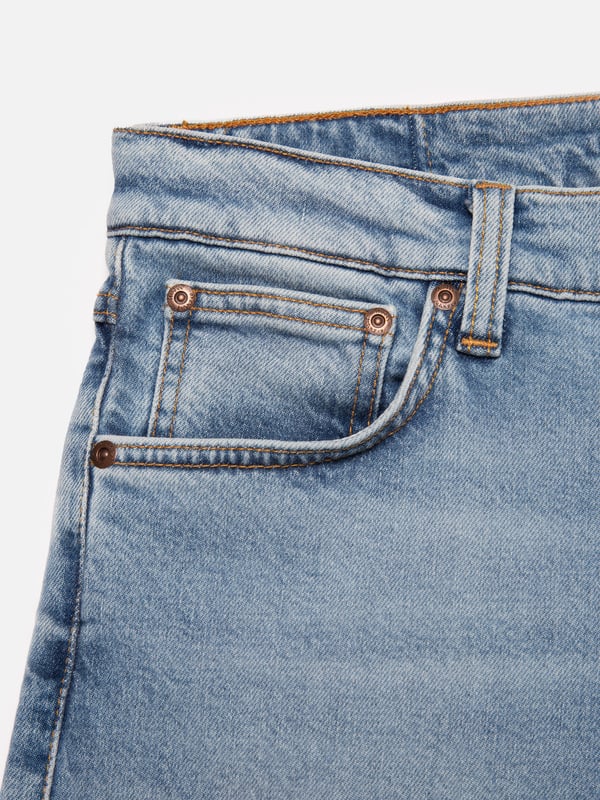 Lean Dean Grey Hurricane slim tapered jeans | Nudie Jeans