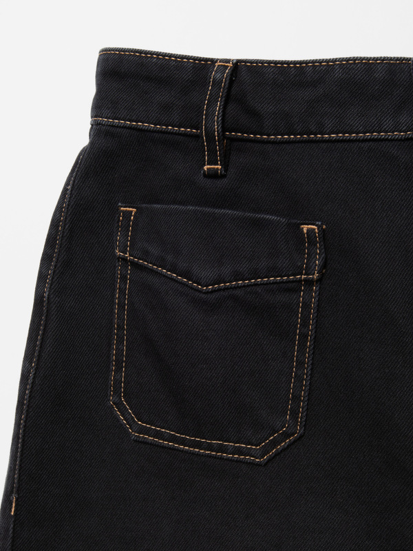 【BAON】Honni Herringbone Washing Denim Pants HERRINGBONE DENIM PANTS_INDIGO