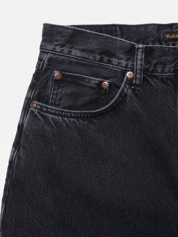 Tuff Tony Black Vintage loose wide-leg jeans | Nudie Jeans