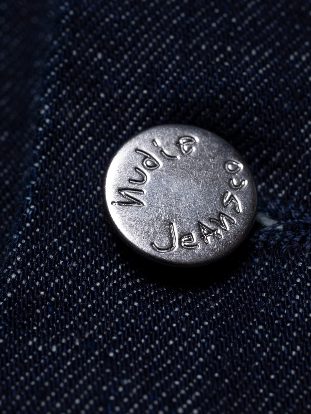 Gossip Denim Jacket In Dark Blue Wash