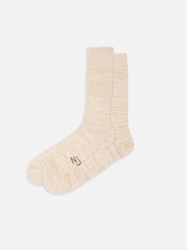 Rasmusson Rib Sock Ecru