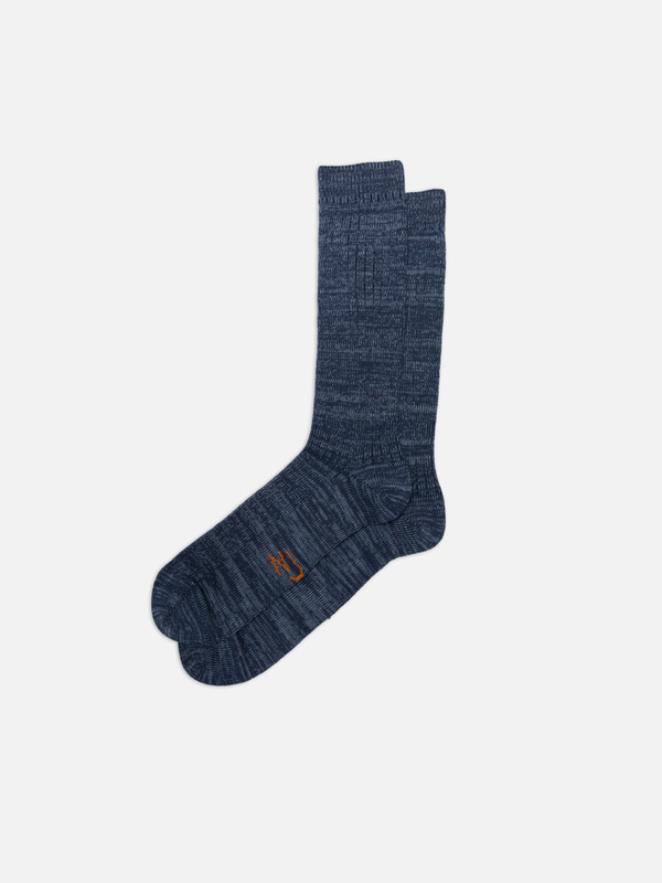 Rasmusson Rib Sock Dark Blue