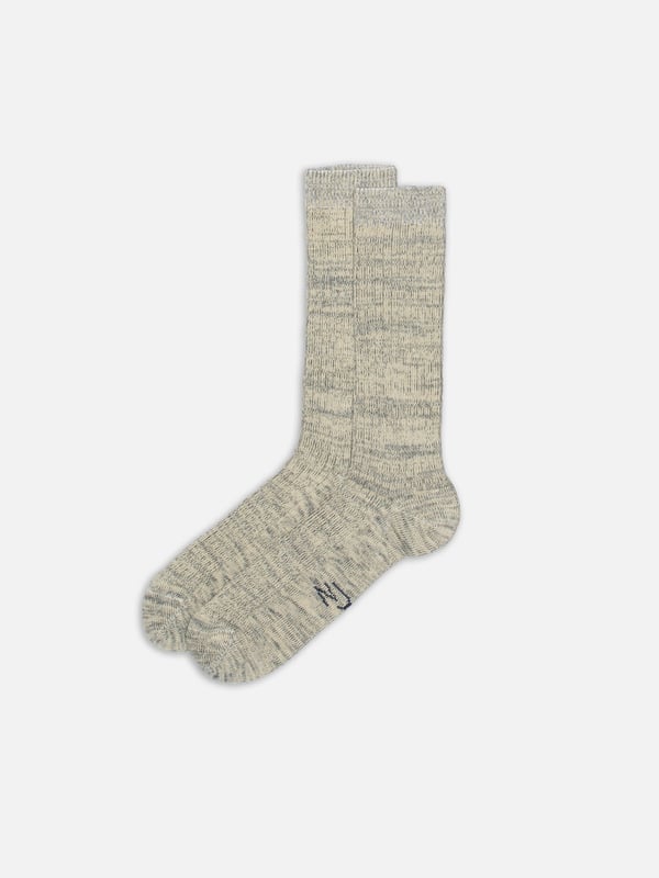 Rasmusson Rib Sock Beigemelange