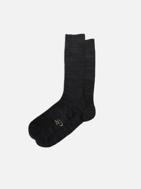 Rasmusson Rib Sock Dark Grey