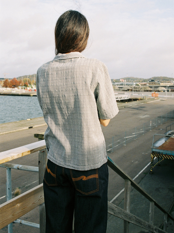Juni Fringe Shirt Offwhite