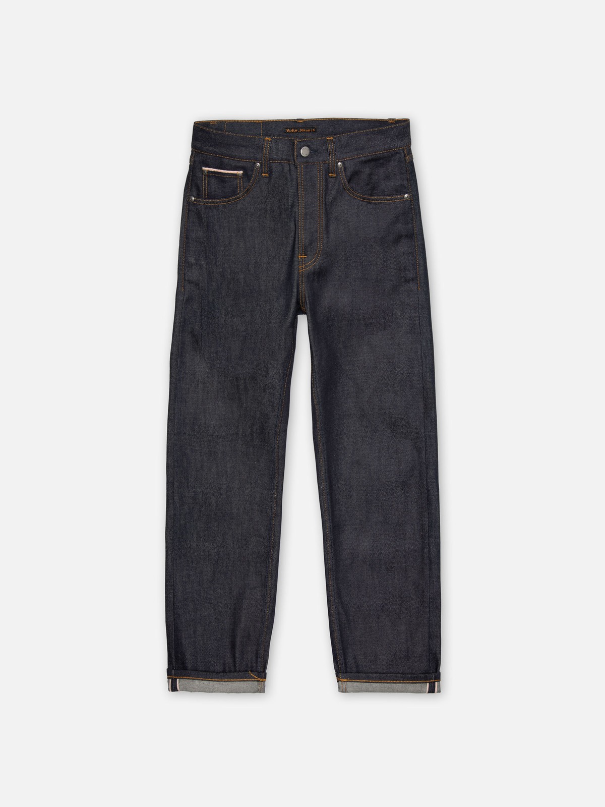 Jeans Nudie Jeans Rad Rufus Dry Emerald Selvage - Taille W28 L30, Délavage émeraude, Neuf
