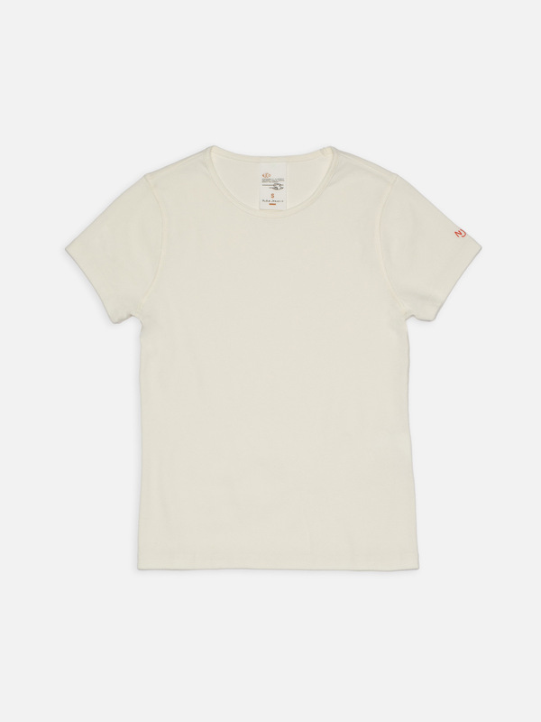 tシャツ Nudie Jeans/ヌーディージーンズ Joni Wrong Place T-Shirt / 無地Tシャツ / Offwhite レディ NUDIE_JONI_WRONG_PLACE_TEE_OFF