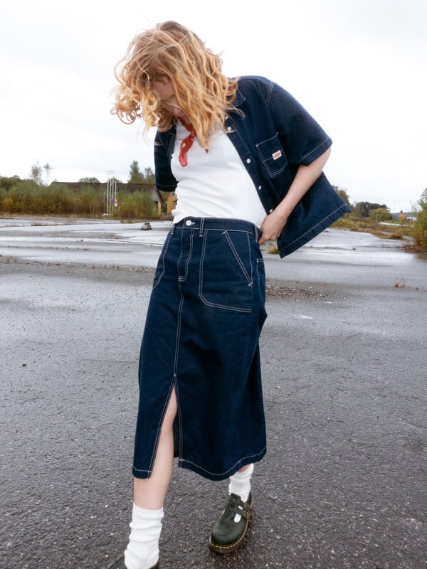 Primary image for Boel Painter Denim Skirt Dark Blue