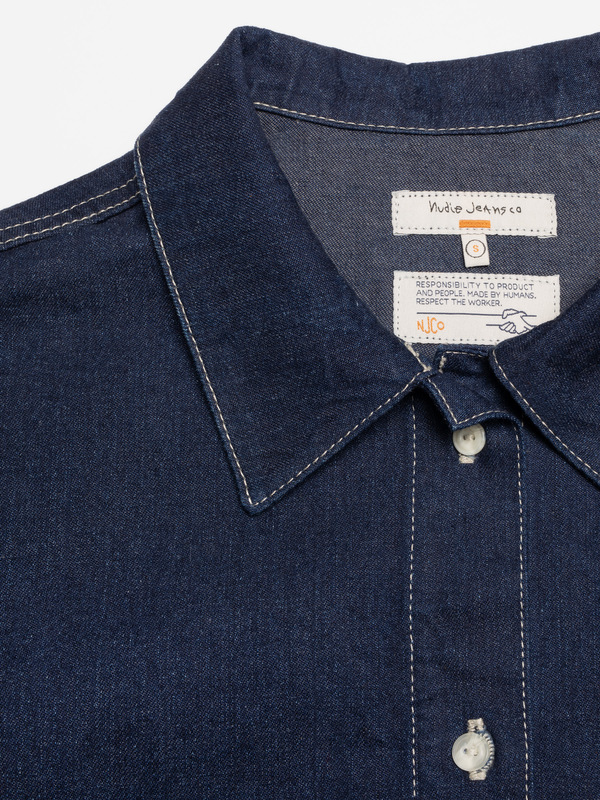 ブラウス シャツ Nudie Jeans/ヌーディージーンズ Juni / フリンジシャツ / Offwhite レディース 7947_a4f386267a-monica-sheer-