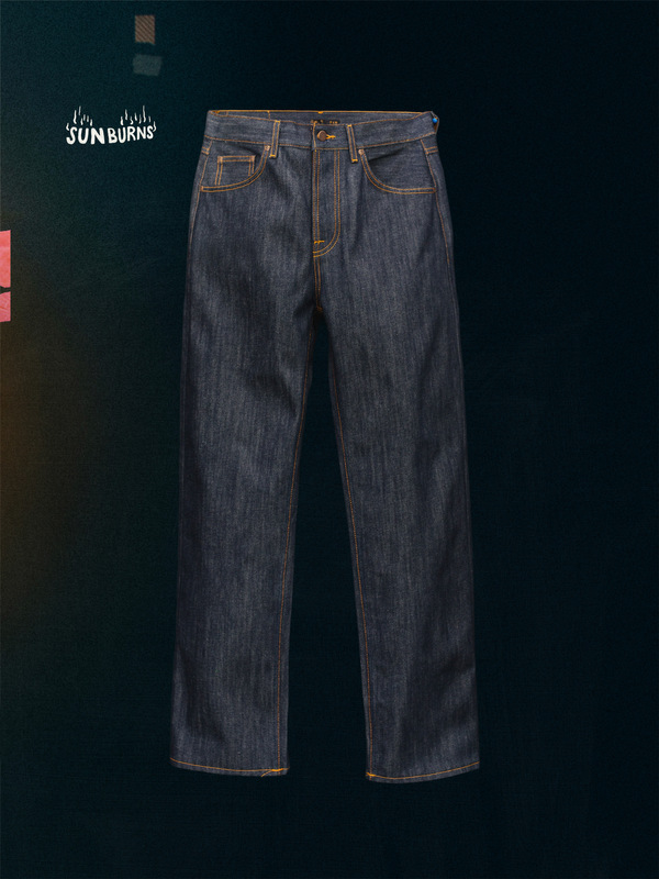 Lean Dean Dry Sunburns slim tapered jeans | Nudie Jeans