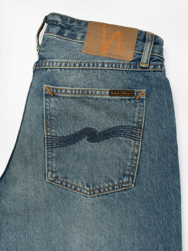 Wide Heidi Golden Drift loose wide-leg jeans | Nudie Jeans