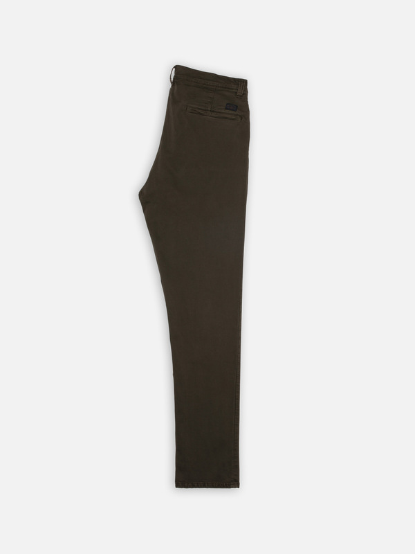 Easy Alvin Black slim tapered chino pants | Nudie Jeans