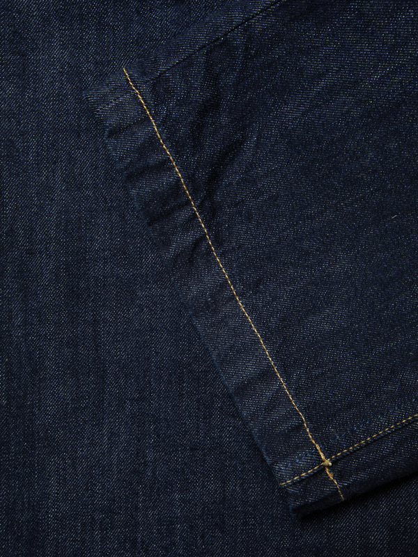 【BAON】Honni Herringbone Washing Denim Pants Wendy Herringbone Pants Blue