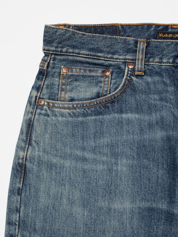 Tuff Tony Dry Black Selvage loose fit jeans | Nudie Jeans