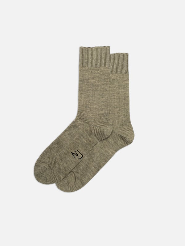 Broad Ribbed Socks Desert