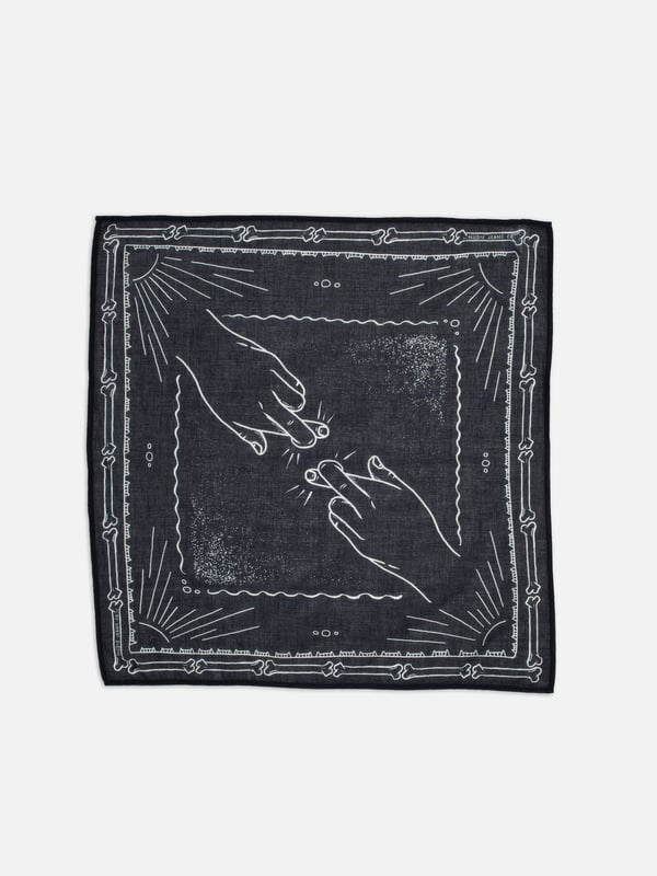 Ingrid Bandana Double Cross Blue