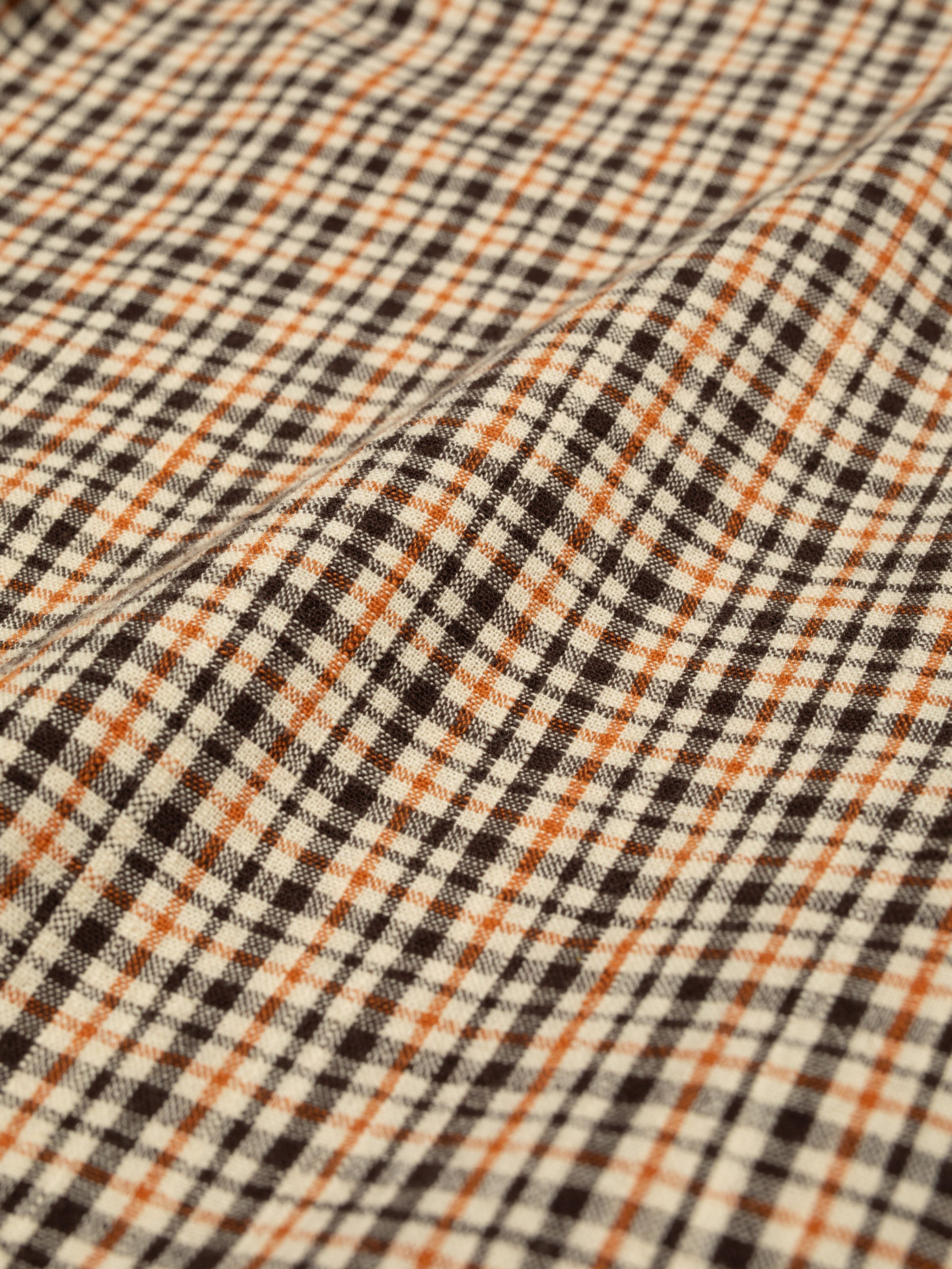 Juni Checked Shirt Brown
