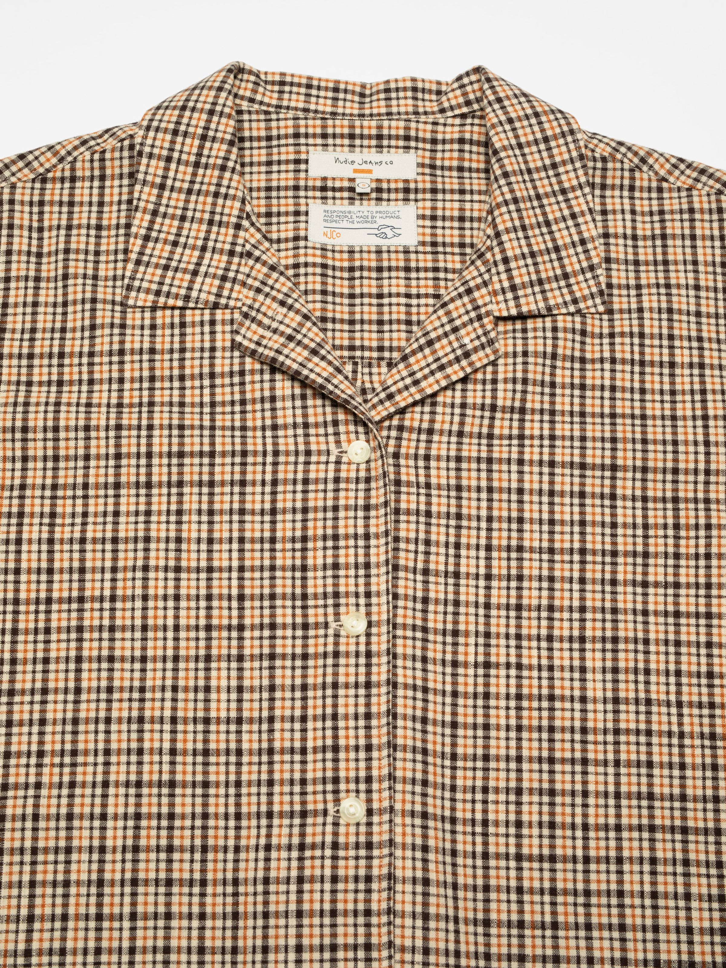 Juni Checked Shirt Brown