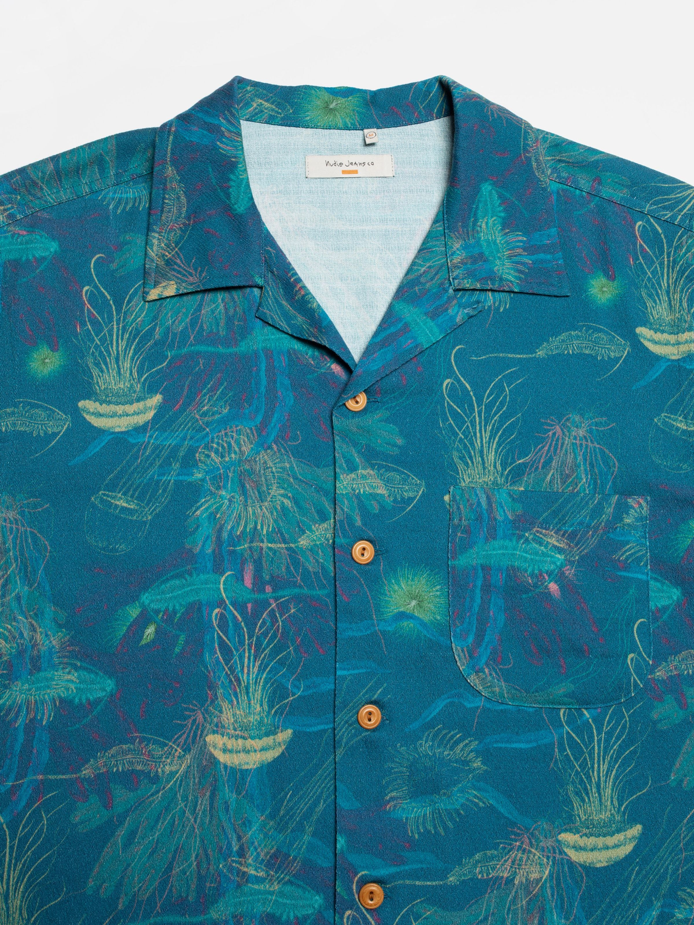 Arvid Hawaii Shirt Deep Sea