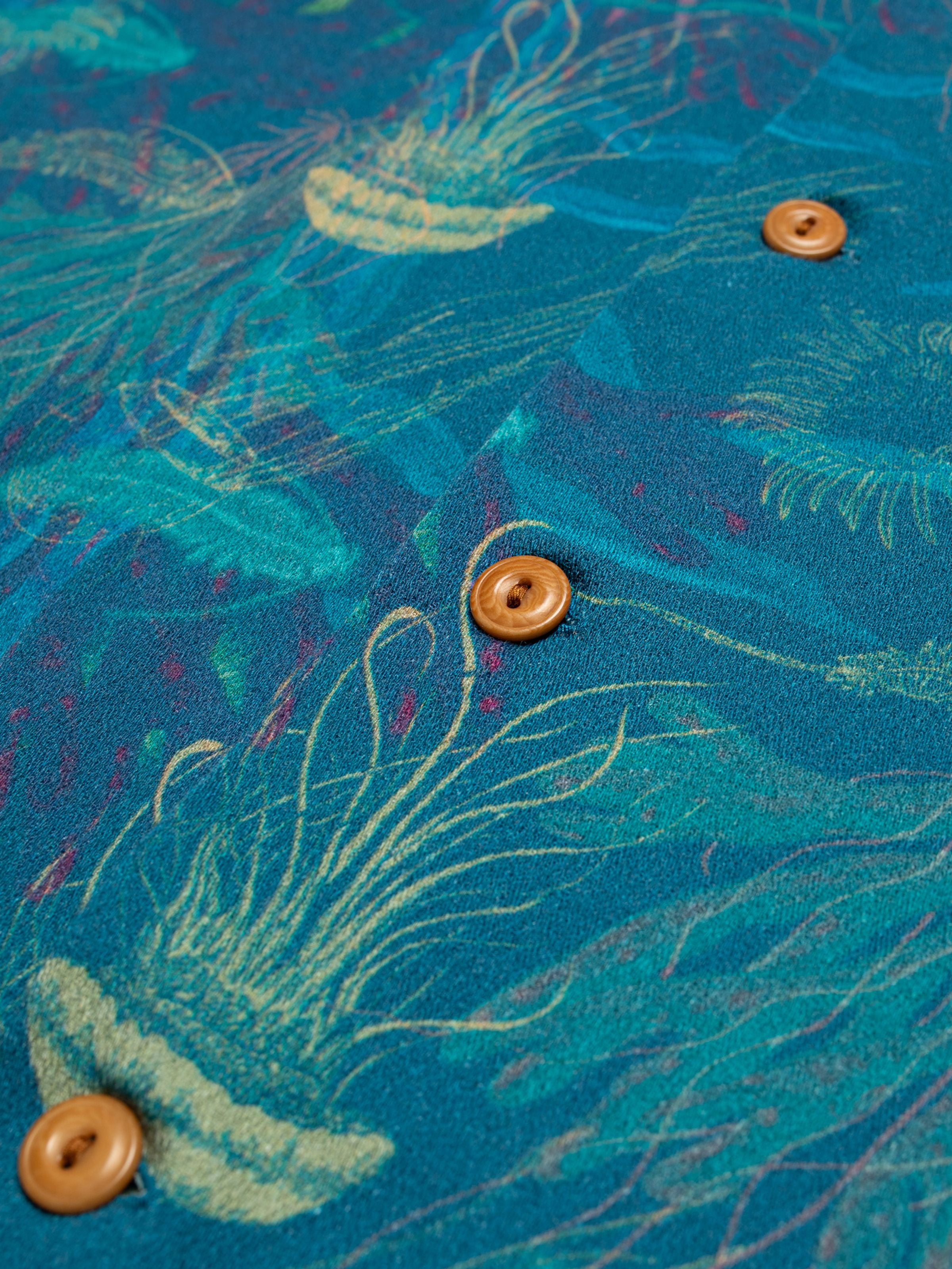 Arvid Hawaii Shirt Deep Sea