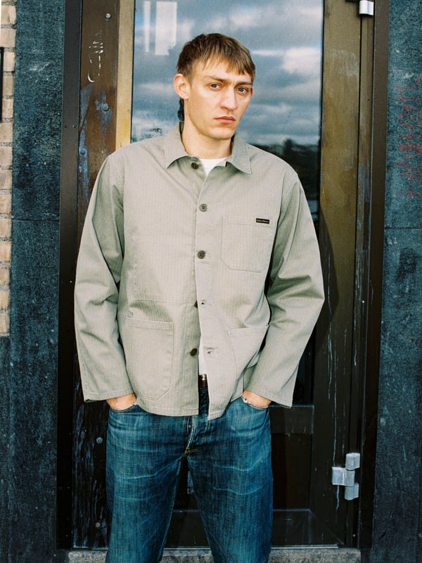Buddy Chore Jacket Herringbone Pale