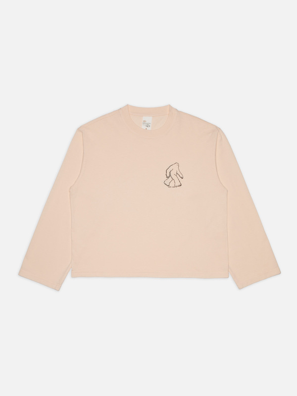 Karita Icy Long Sleeve T-Shirt Pink loose tee | Nudie Jeans