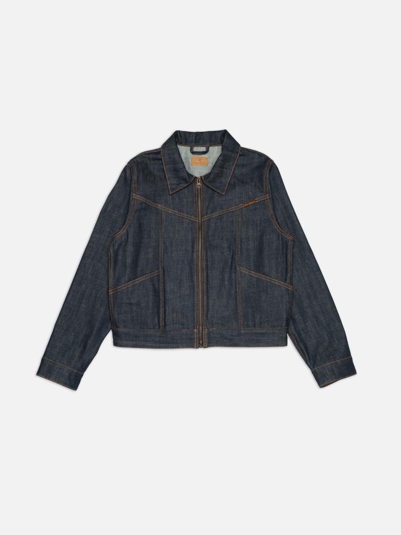 Picture of Organic Cotton Britta Denim Jacket Dry Streaky - Women's