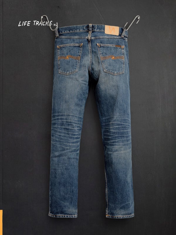 Steady Eddie II Muted Tracks regular fit jeans | Nudie Jeans