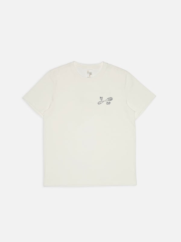 Roy T-Shirt NJCO Pin Chalk White