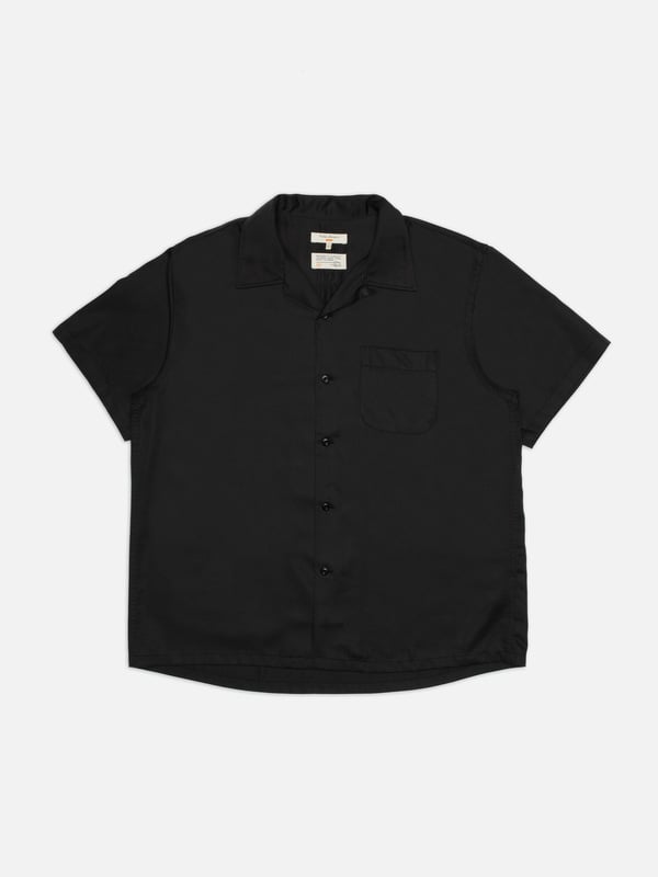 Arthur Bowling Shirt Saftey Pi Black