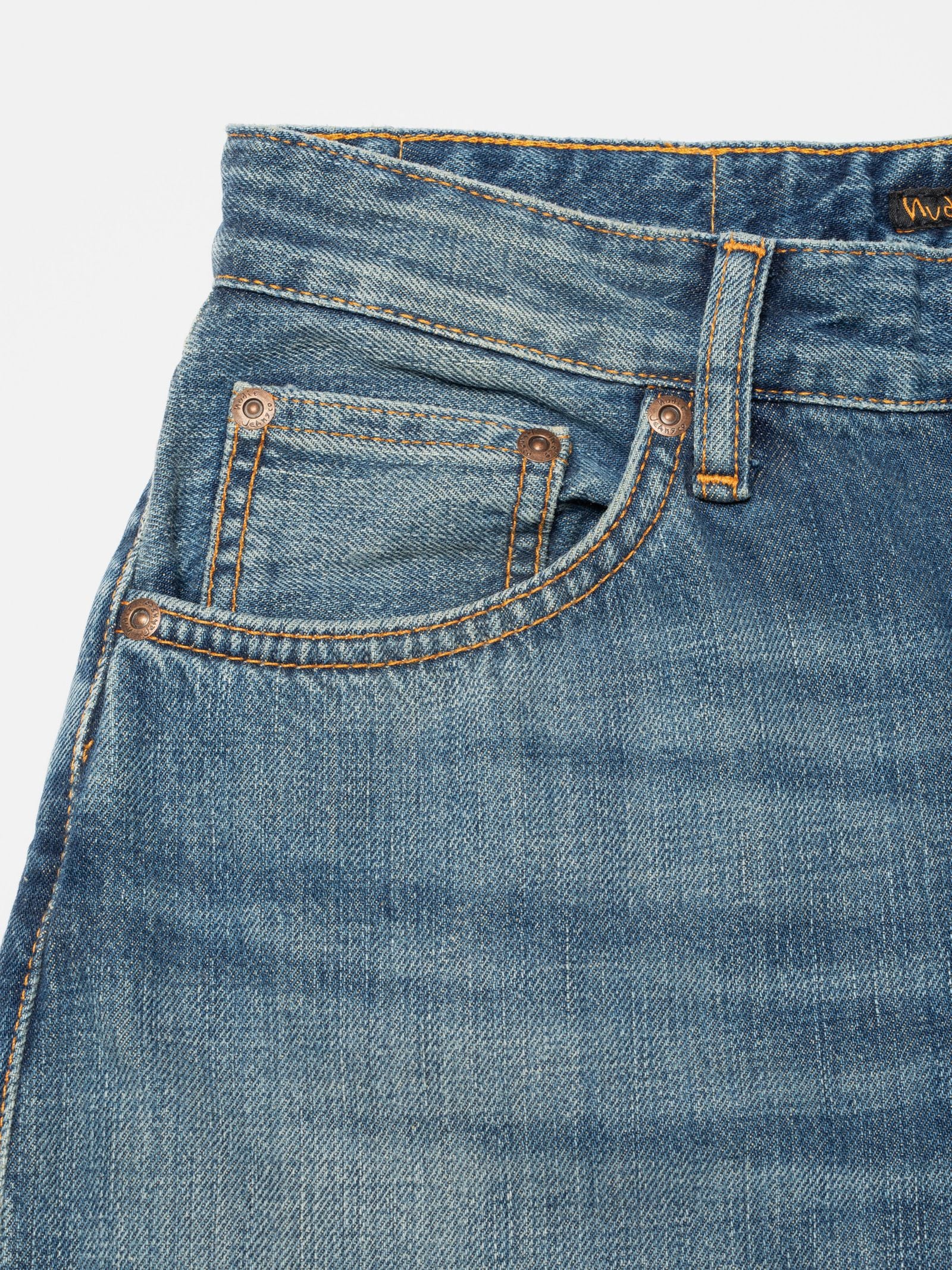 Clean Eileen Rust River loose wide-leg jeans | Nudie Jeans