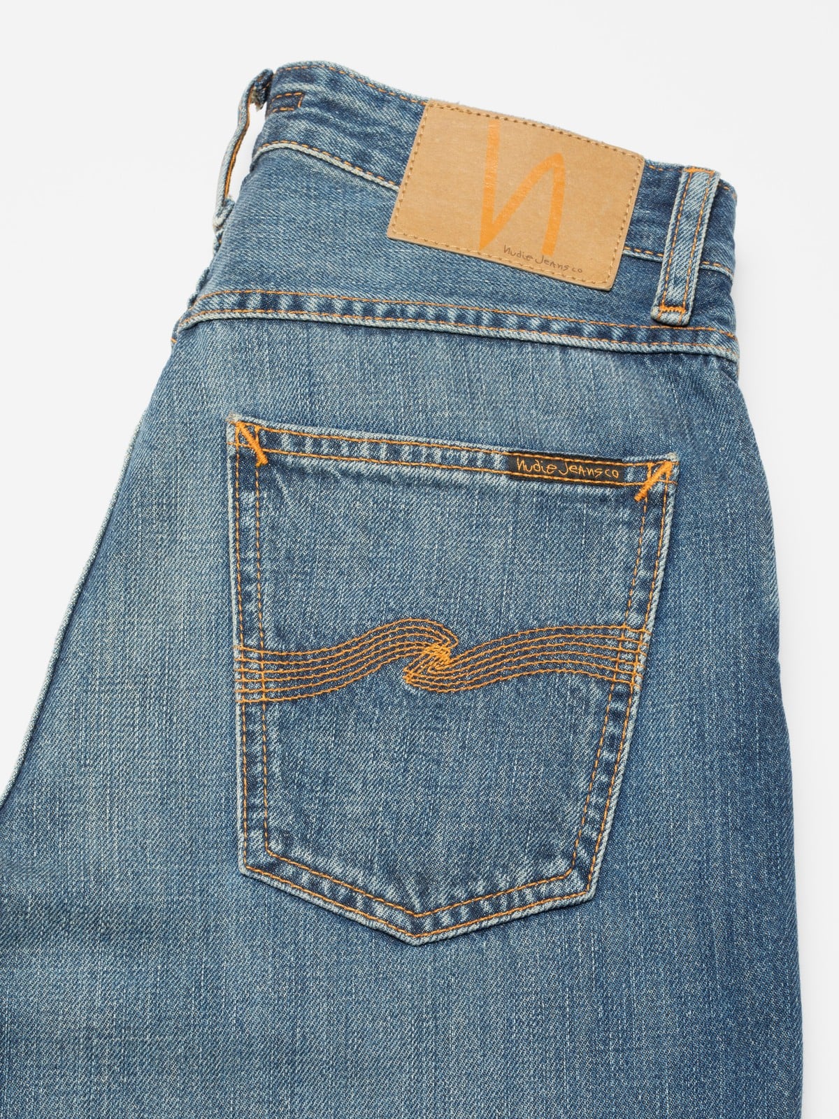 Clean Eileen Rust River loose wide-leg jeans | Nudie Jeans