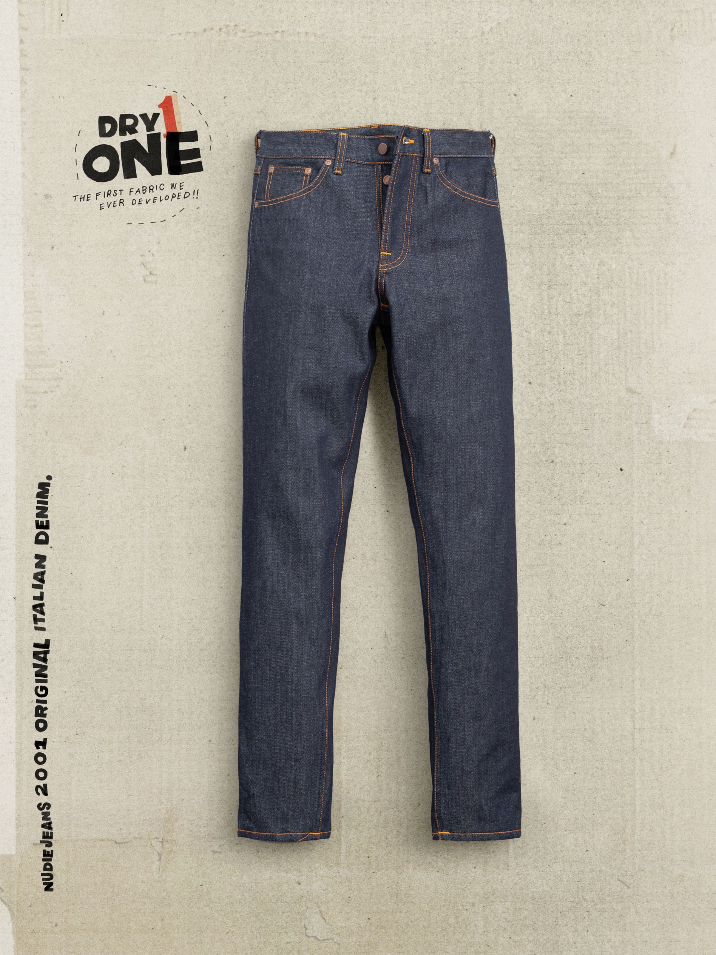 Steady Eddie II Dry Black Selvage regular jeans | Nudie Jeans