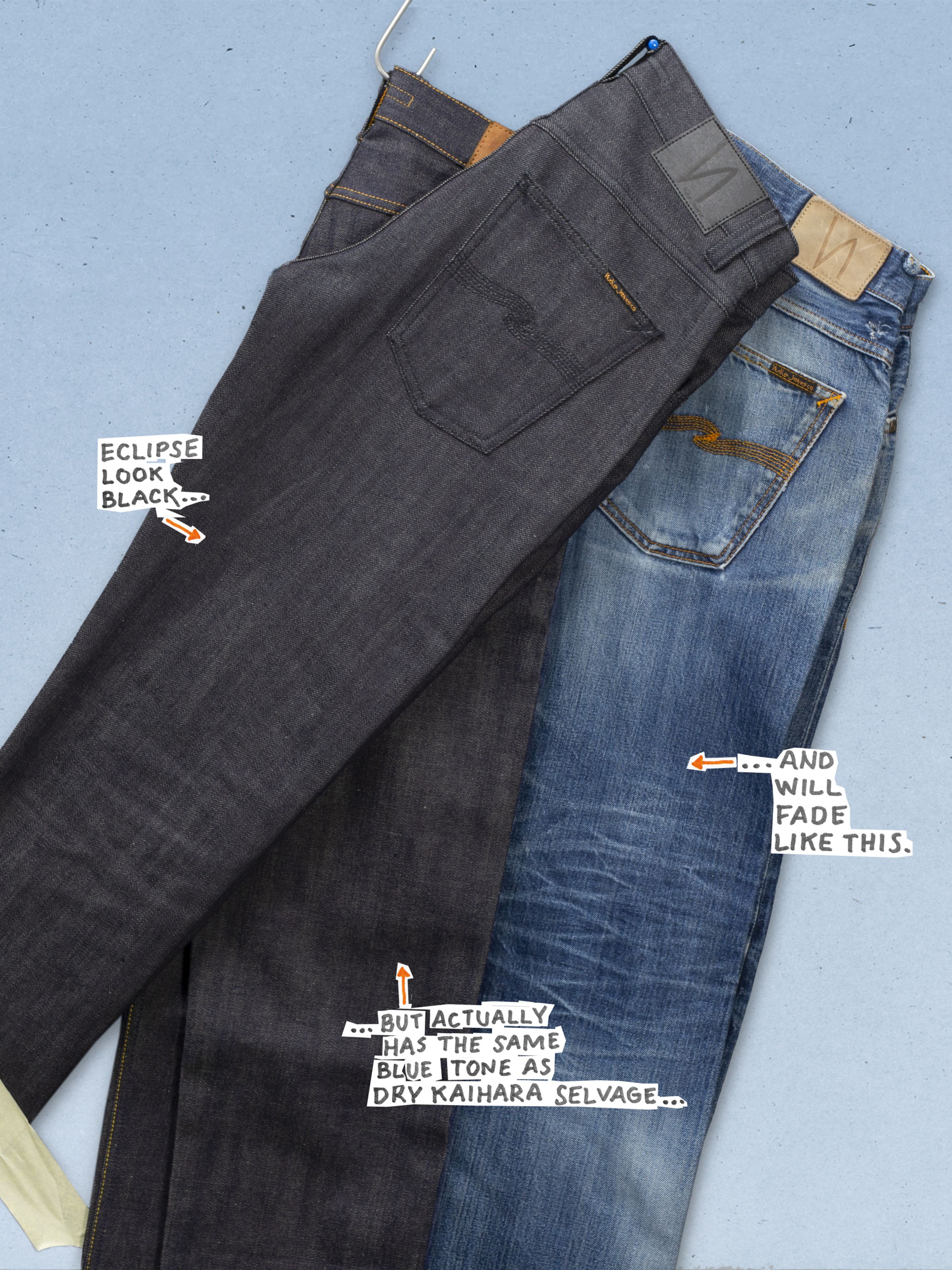 Solid Ollie Dry Eclipse Selvage