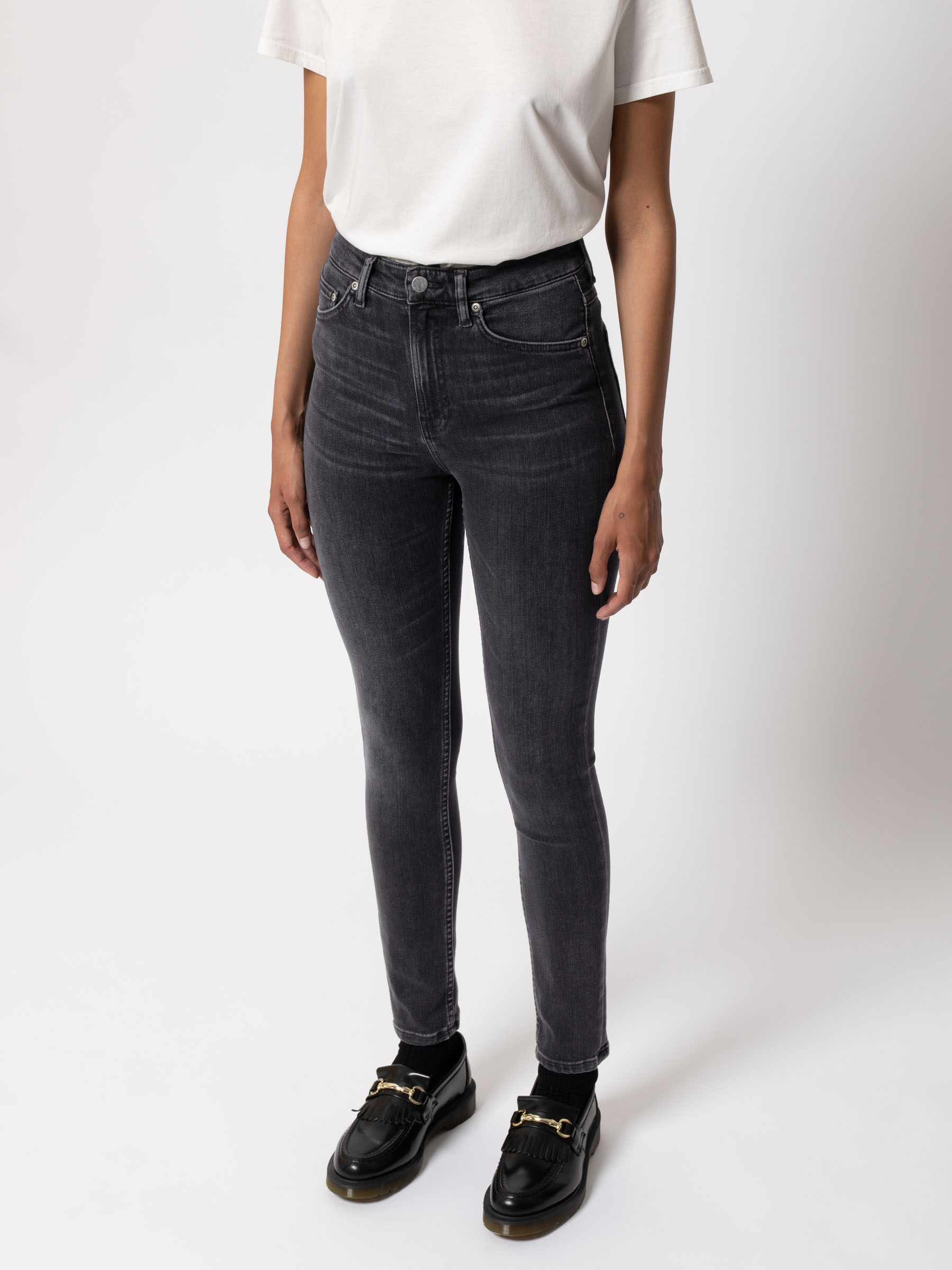 Nudie Jeans Hightop Tilde Night Spirit High Waist Tight Fit Women's Organic Jeans W32/L32 Sustainable Denim