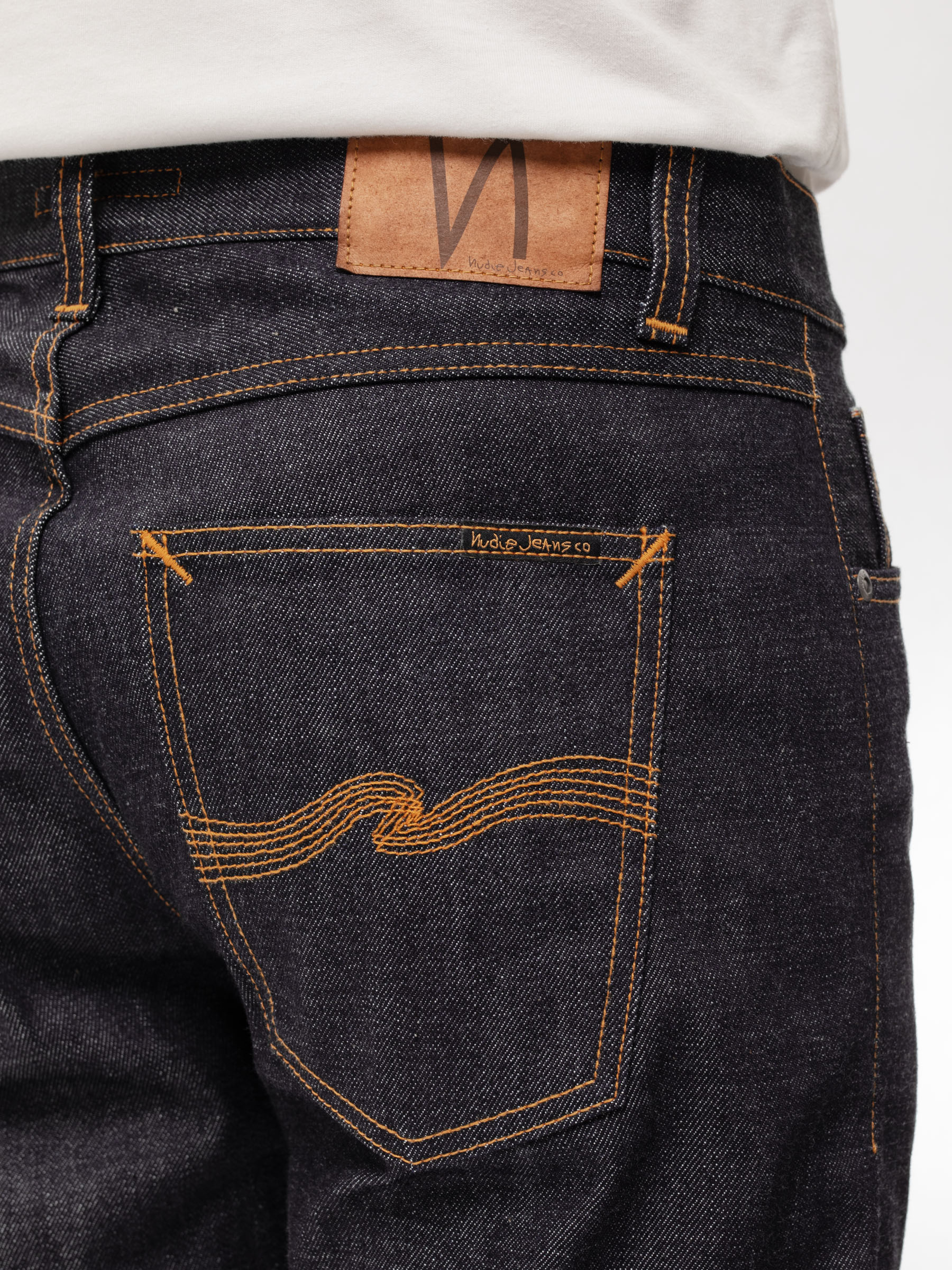 Nudie Jeans Gritty Jackson Snake Eyes Selvage Mid Waist