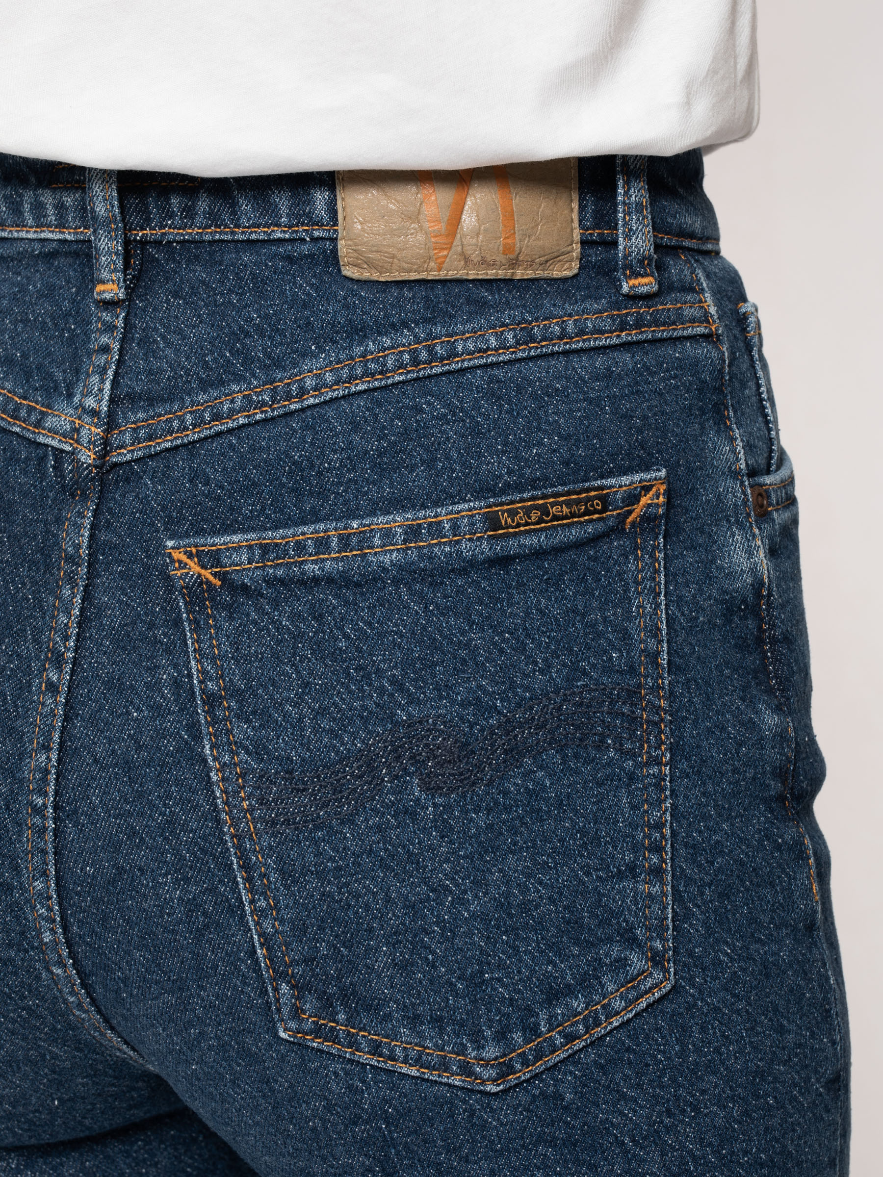 Nudie Jeans Rowdy Ruth Blue Angel High Waist Bootcut & Flare Leg Women's Organic Jeans W31/L28 Sustainable Denim