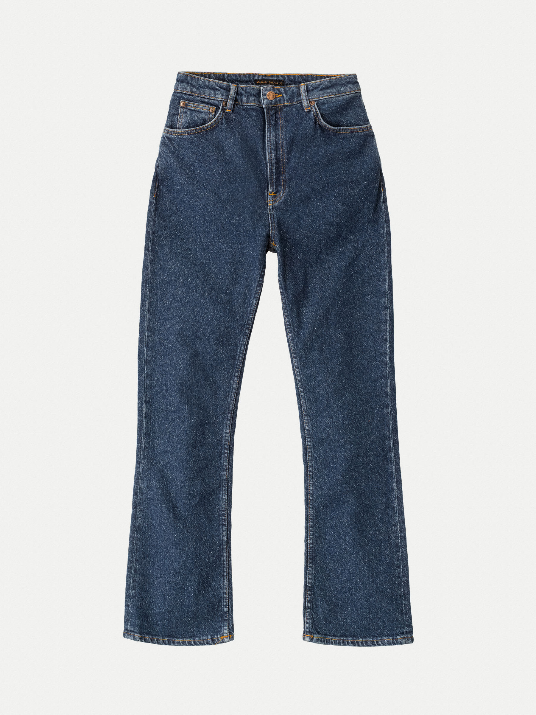 Nudie Jeans Rowdy Ruth Blue Angel High Waist Bootcut & Flare Leg Women's Organic Jeans W31/L28 Sustainable Denim